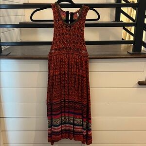 Free People Multicolor Patterned Maxi Dress